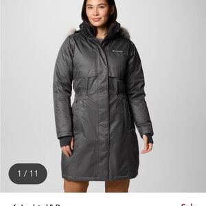 Columbia Women's Apres Arson Down Coat Faux Fur Trim